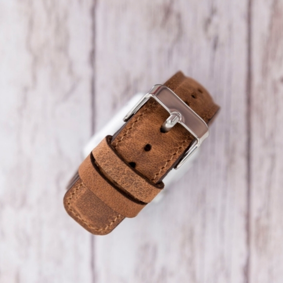 SOLD•OUT! Apple Watch Premium Leather Men's Band - Picture 8 of 10